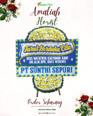 Papan Bunga Duka di Kapuas
