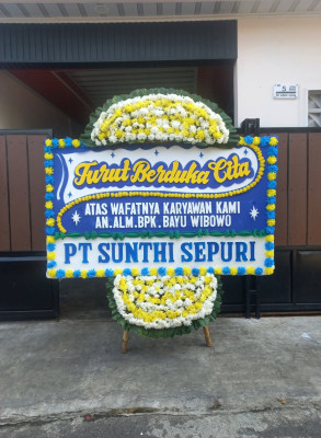 Papan Bunga Duka di Kapuas